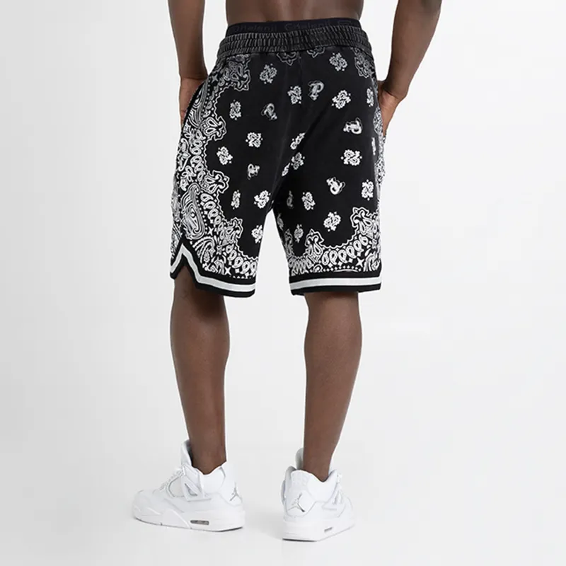 PAULASARA Casual Shorts Unisex Washed Black-6