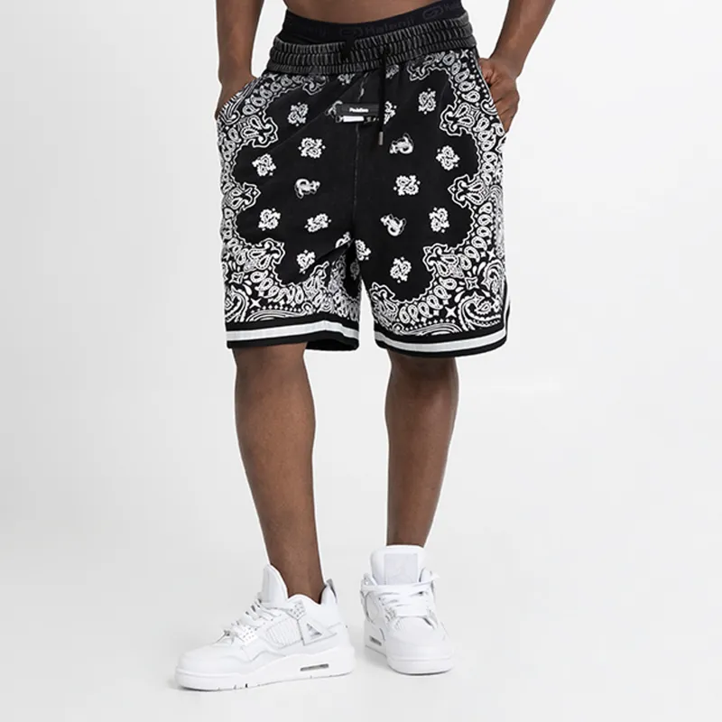 PAULASARA Casual Shorts Unisex Washed Black-2