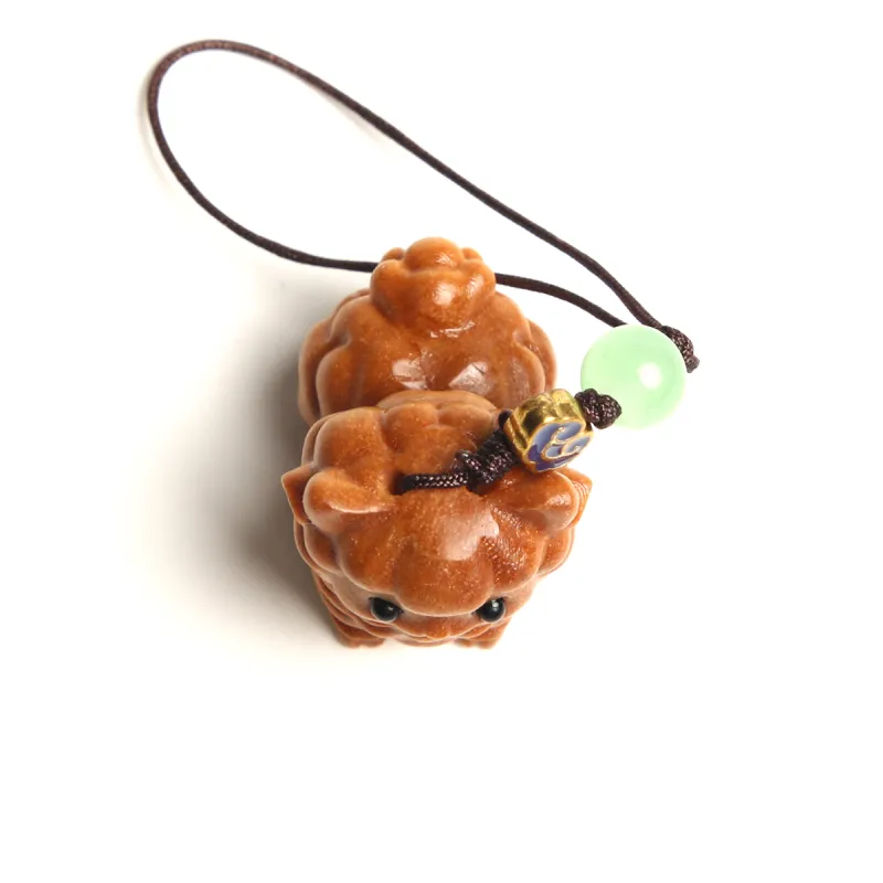 Is Here Sandalwood Pendants Unisex-4