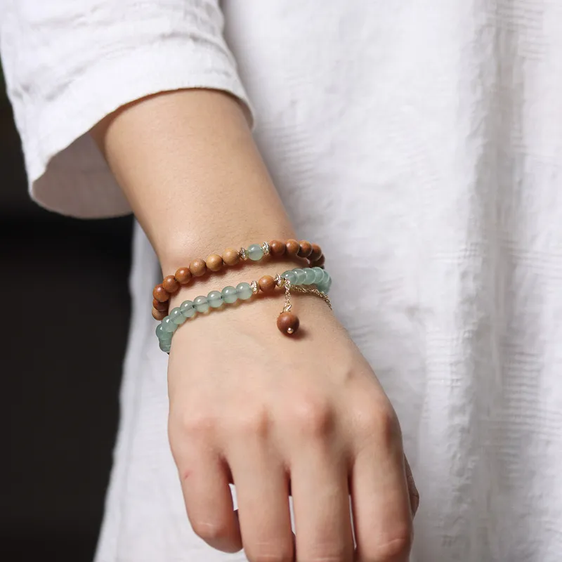 Is Here Barbie Sandalwood Bracelets Unisex-6