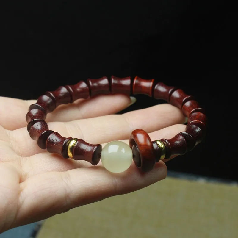 Is Here Bloodwood Bracelets Unisex-3