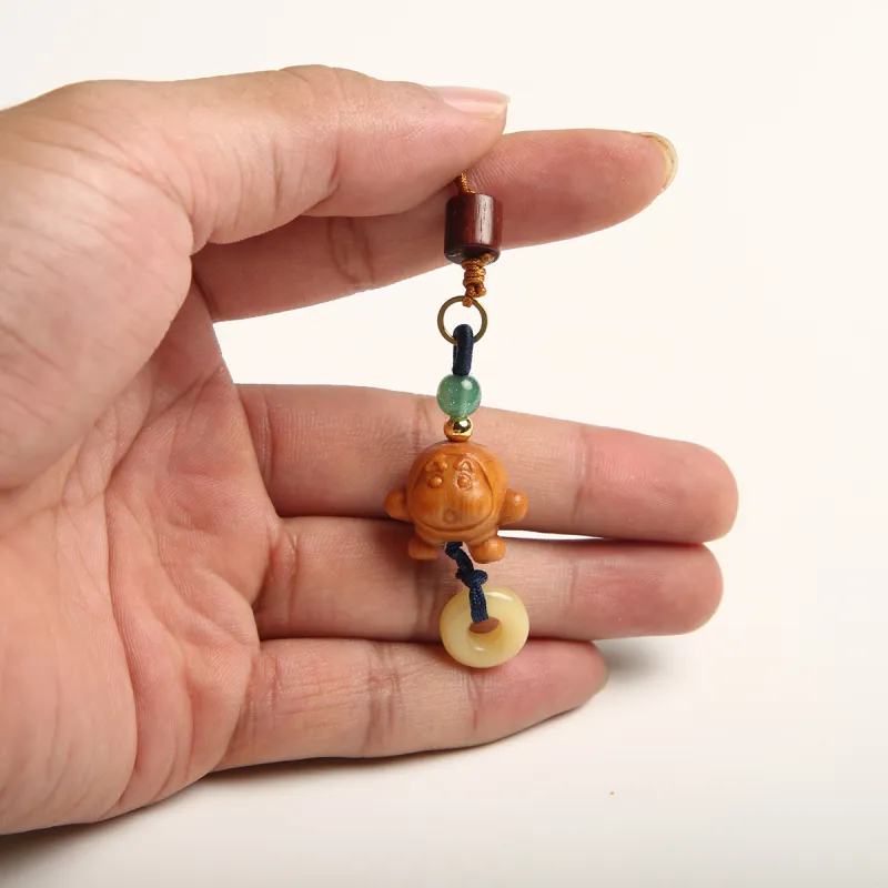 Is Here Sandalwood Pendants Unisex-2