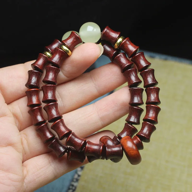 Is Here Bloodwood Bracelets Unisex-4