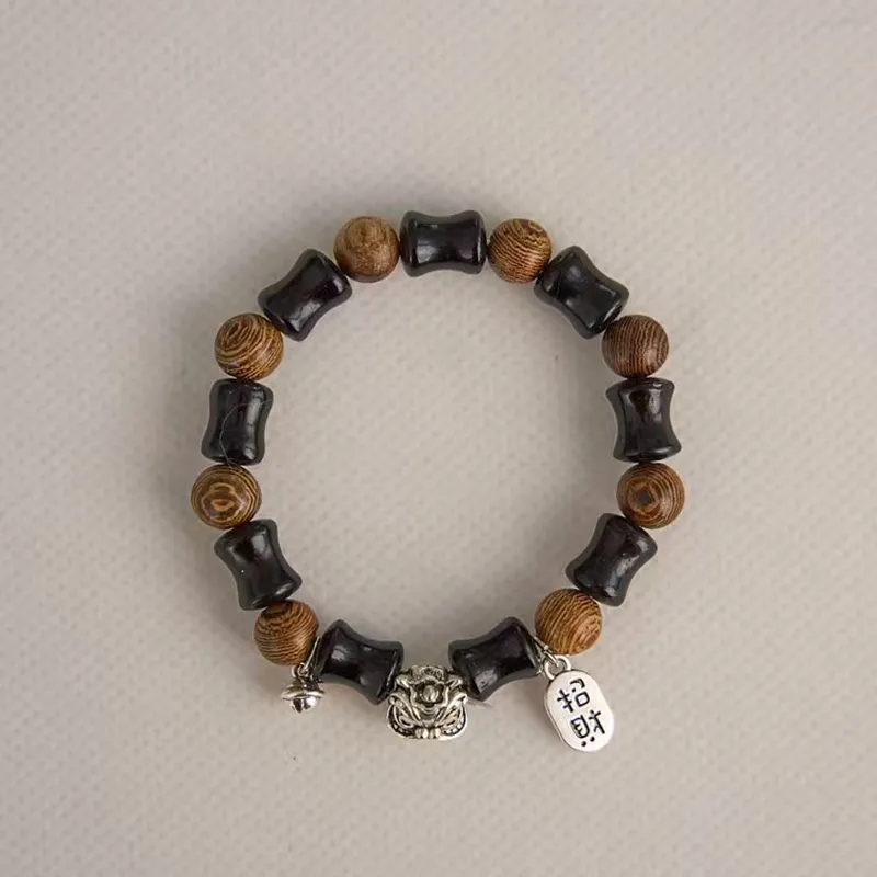 Is here Wooden Bracelets Unisex-3