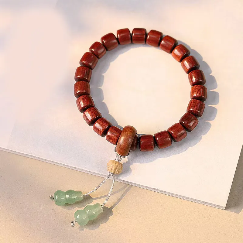 Is Here Pterocarpus Bracelets Unisex-4