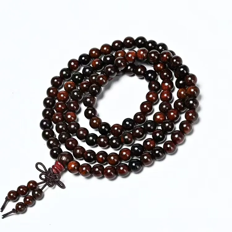 Is Here Red Sandalwood Bracelets Men's-2