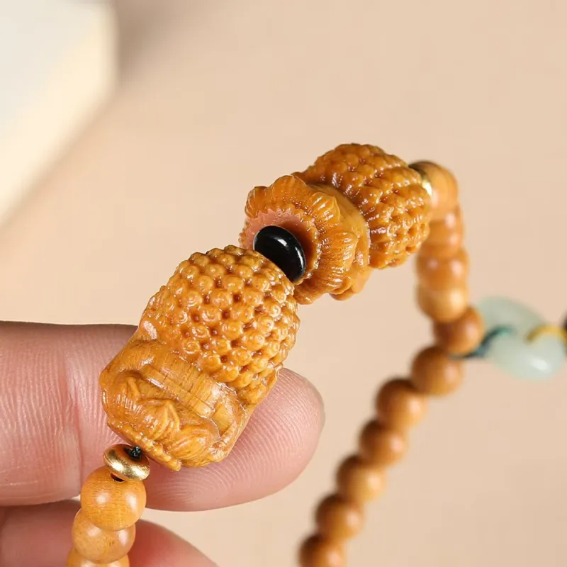 Is Here Sandalwood Pendants Unisex-3