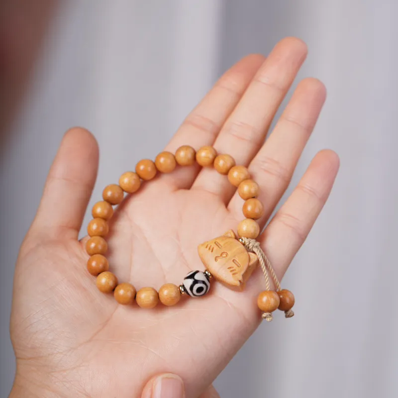Is Here Barbie Sandalwood Bracelets Unisex-5