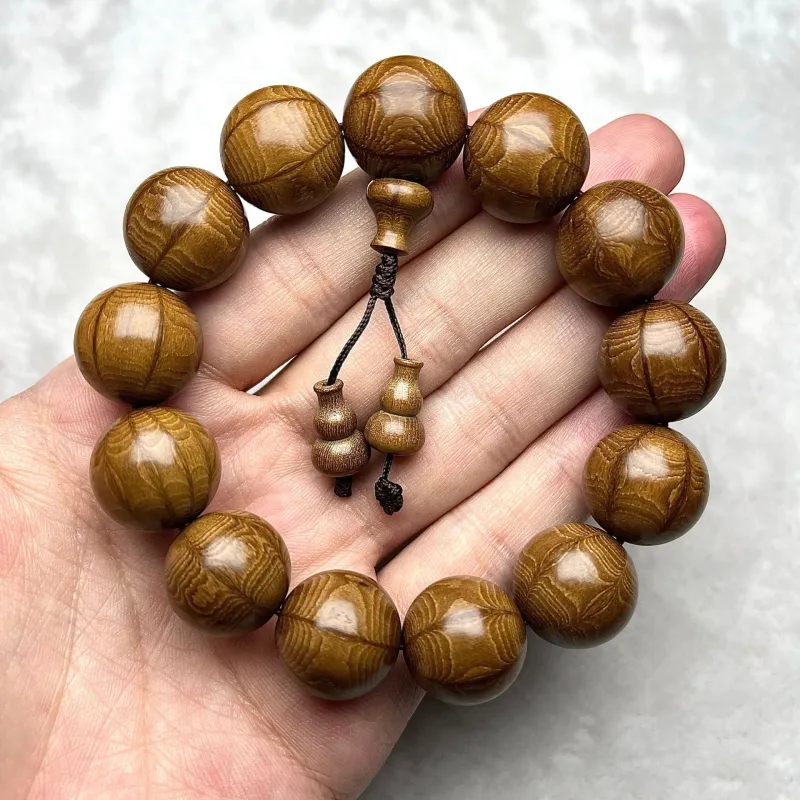Is Here Zabelia Biflora Wooden Bracelets Men's-2