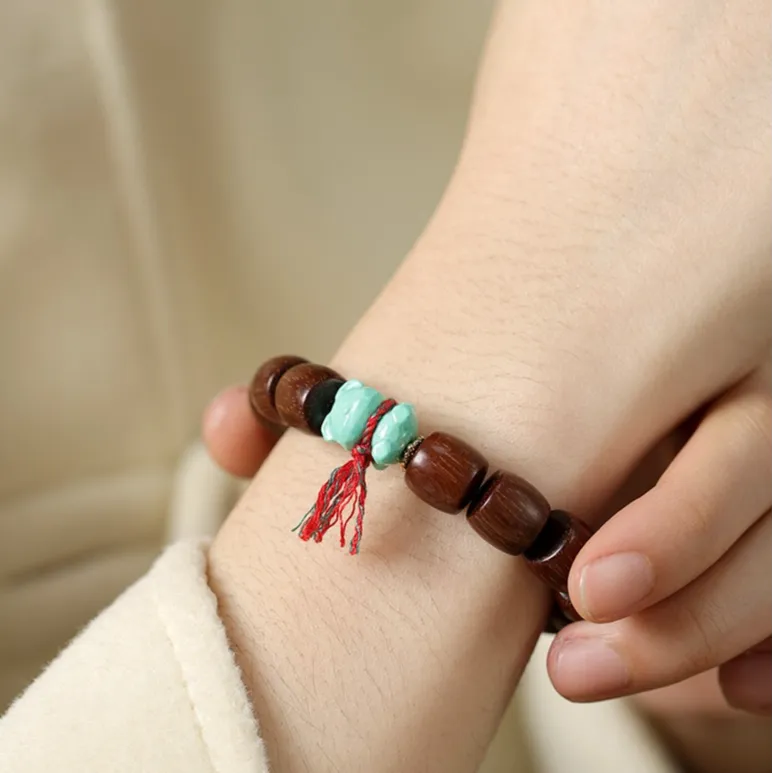 Is Here Tribute Wood Bracelets Unisex-5