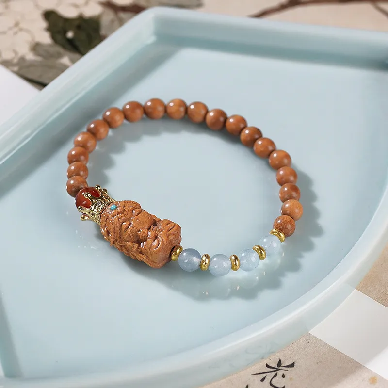 Is Here Barbie Sandalwood Bracelets Unisex-3