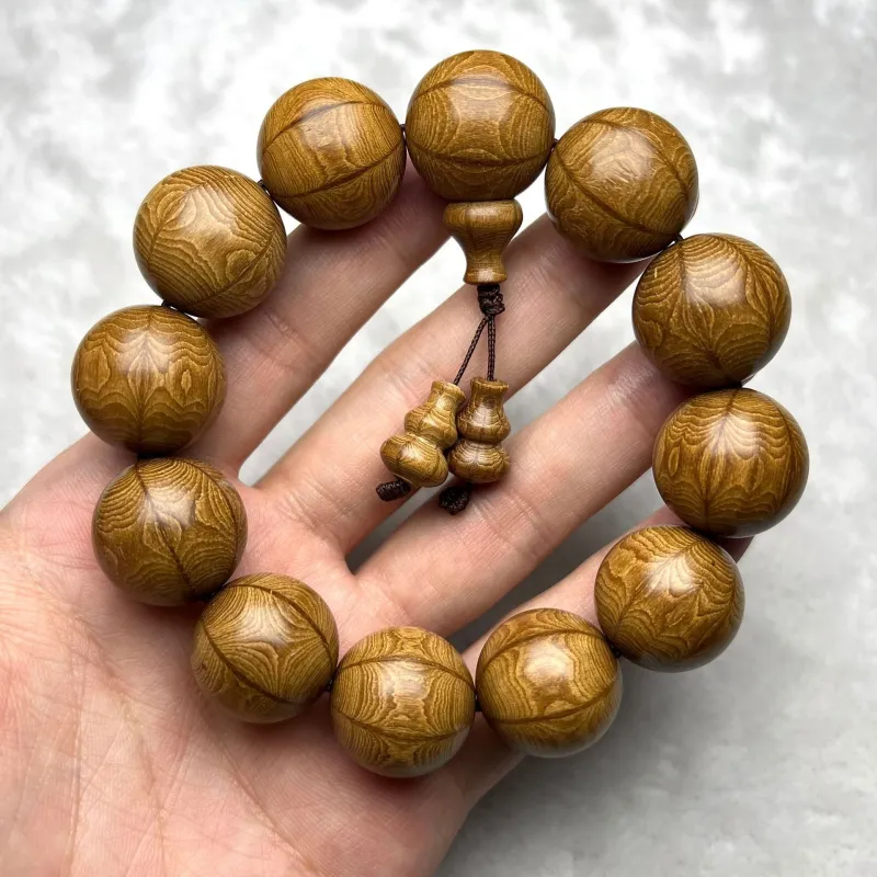 Is Here Zabelia Biflora Wooden Bracelets Men's-1