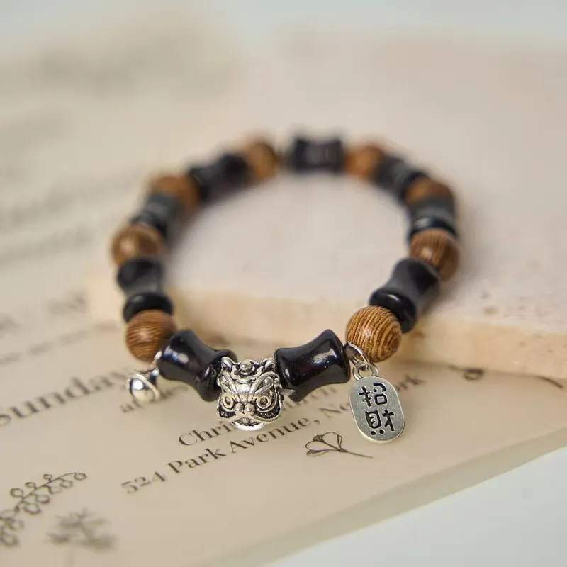 Is here Wooden Bracelets Unisex-2