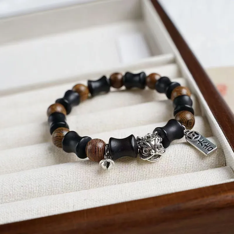 Is here Wooden Bracelets Unisex-5