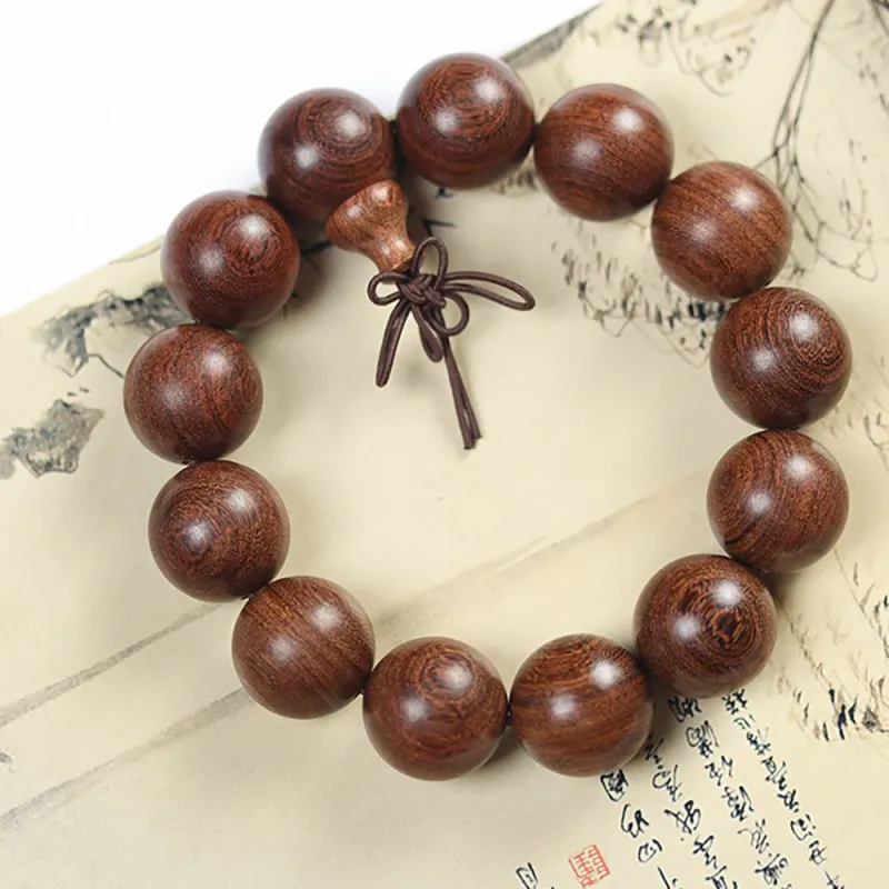 Is Here Golden Sandalwood Bracelets Men's-3