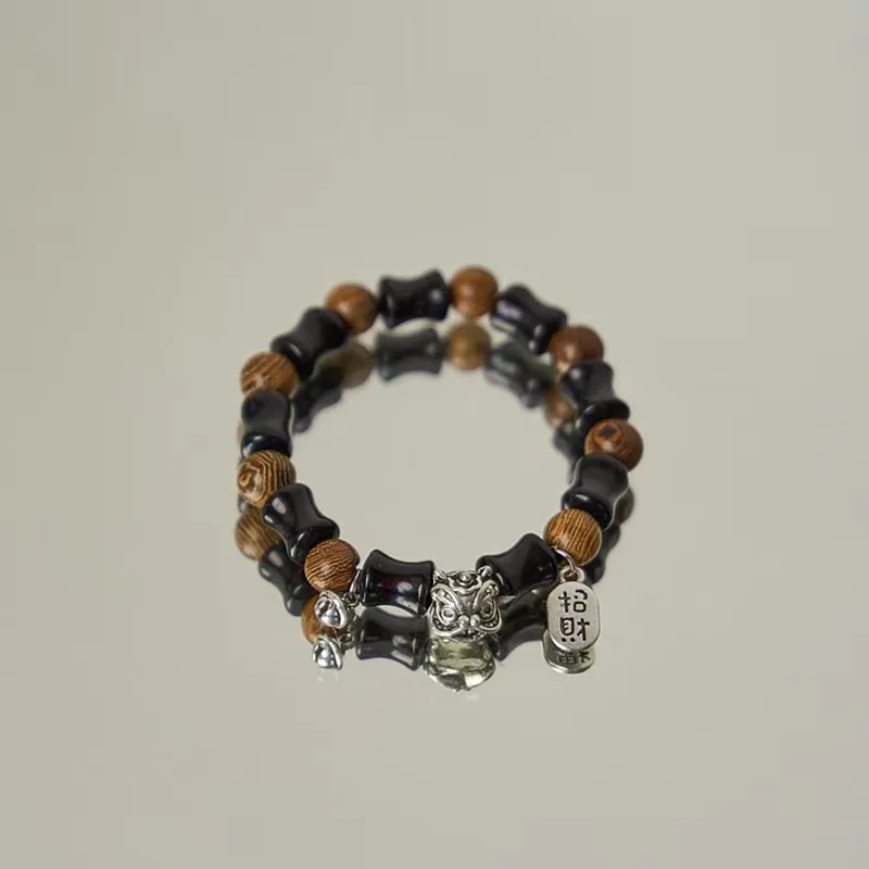 Is here Wooden Bracelets Unisex-4