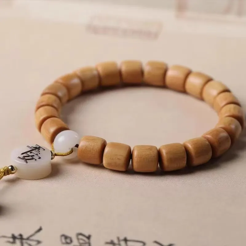 Is Here Barbie Sandalwood Bracelets Unisex-6