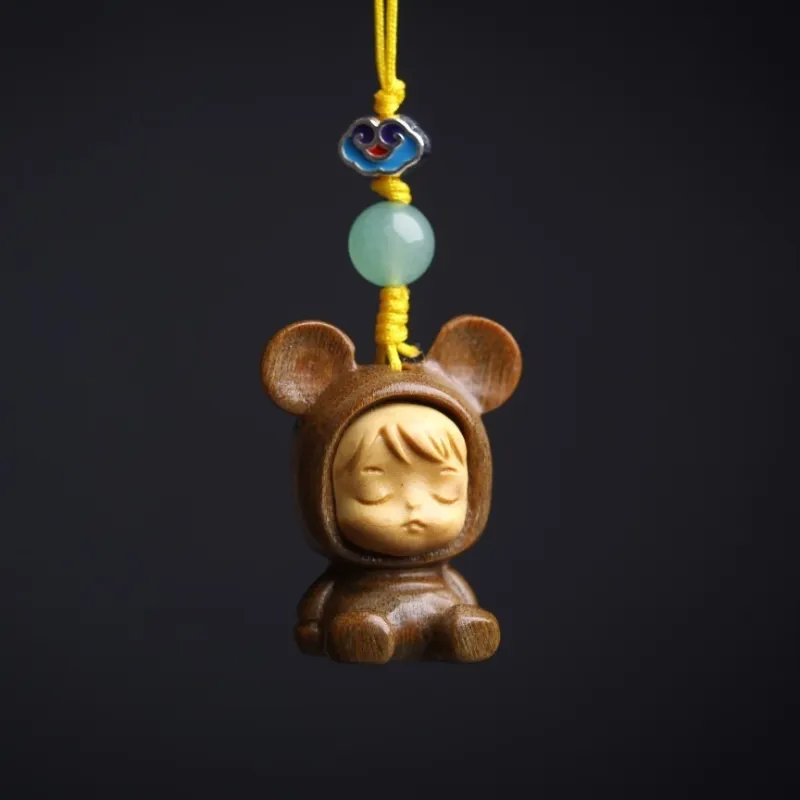 Is Here Green Sandalwood Pendants Unisex-1