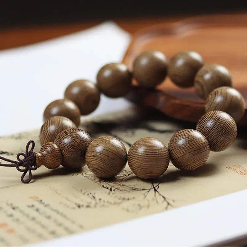Is Here Redwood Wooden Bracelets Unisex-5