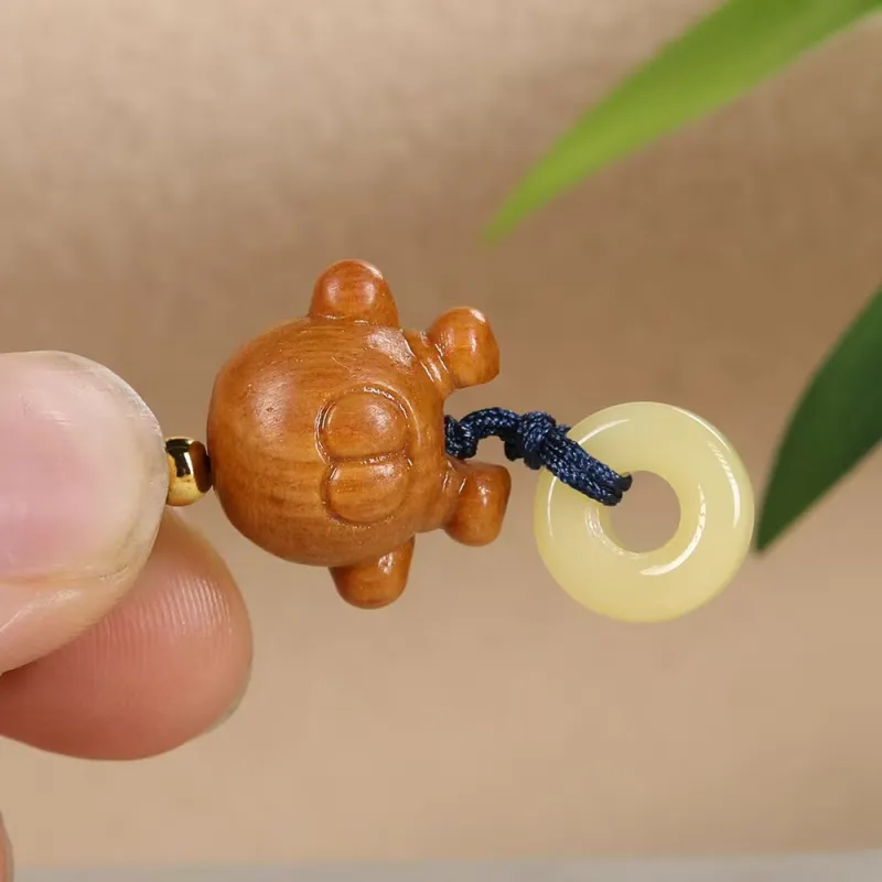 Is Here Sandalwood Pendants Unisex-3
