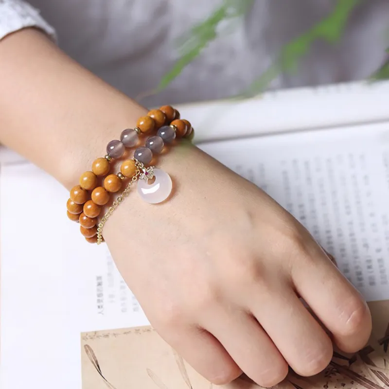 Is Here Barbie Sandalwood Bracelets Unisex-5