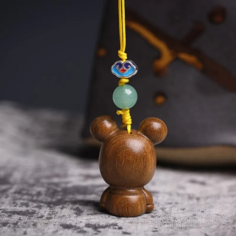 Is Here Green Sandalwood Pendants Unisex-3