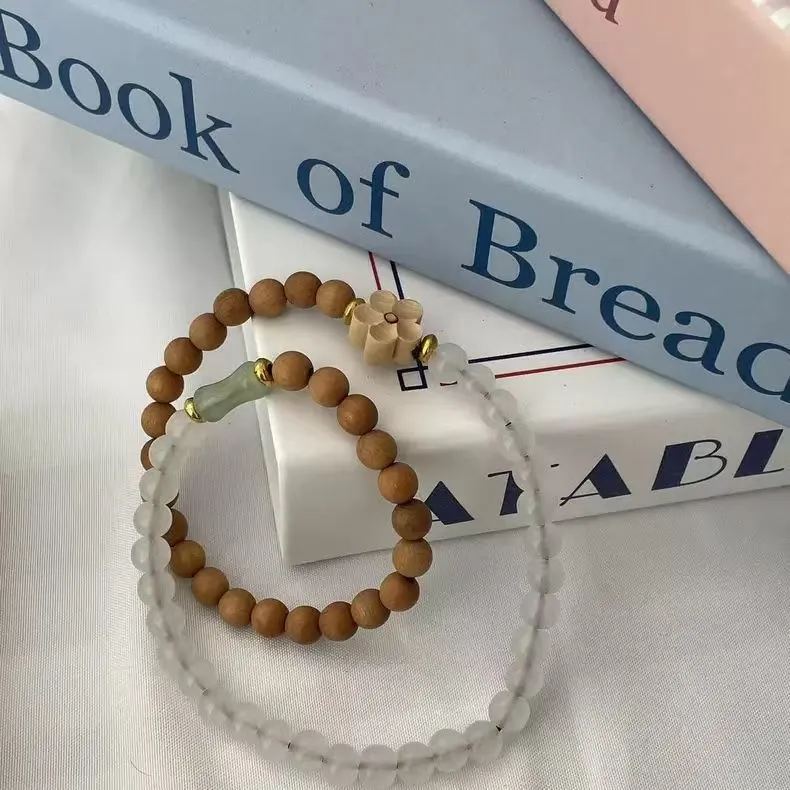 Is Here Barbie Sandalwood Bracelets Unisex-3
