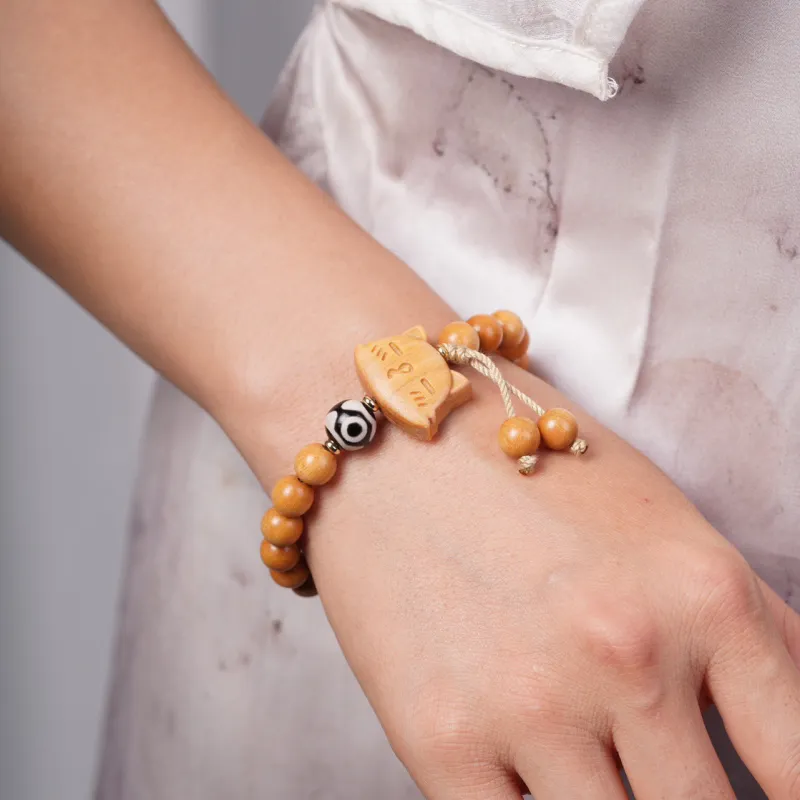 Is Here Barbie Sandalwood Bracelets Unisex-6