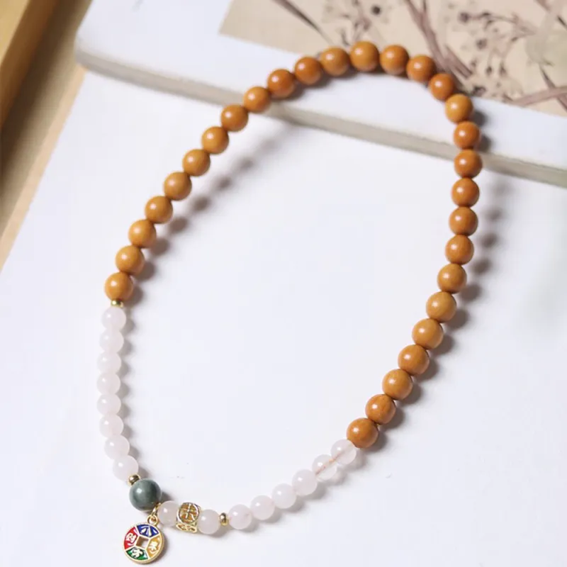 Is Here Sandalwood Bracelets Unisex-1