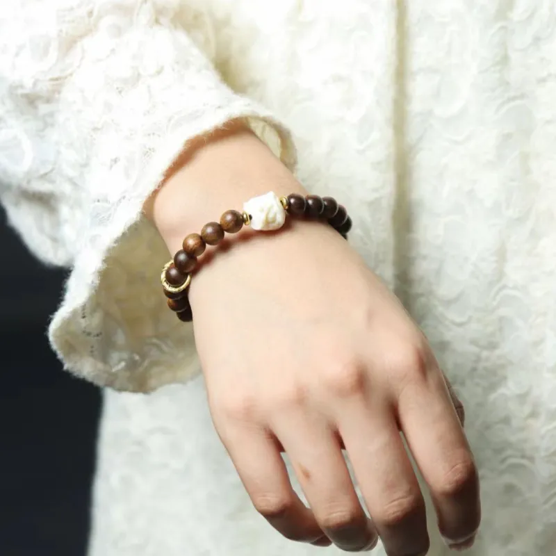 Is Here Padauk Bracelets Unisex-4