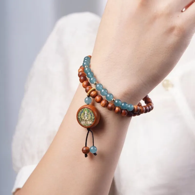Is here Wooden Bracelets Unisex-6
