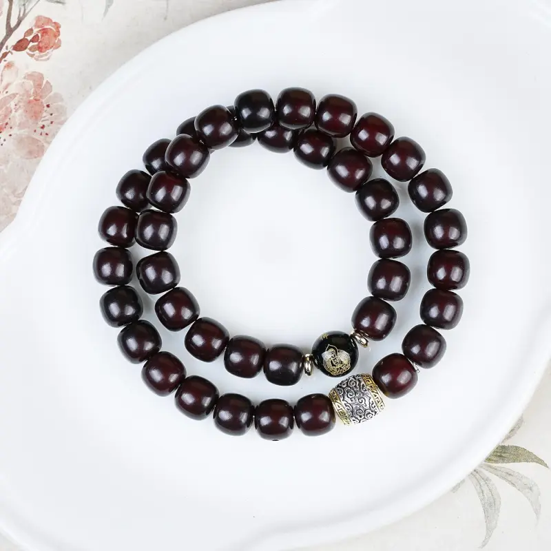Is Here Bodhi Root Bead Chain Unisex-3