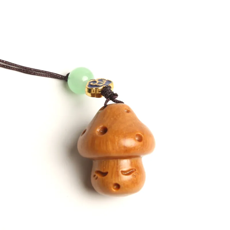 Is Here Sandalwood Cell Phone Pendant Unisex-2
