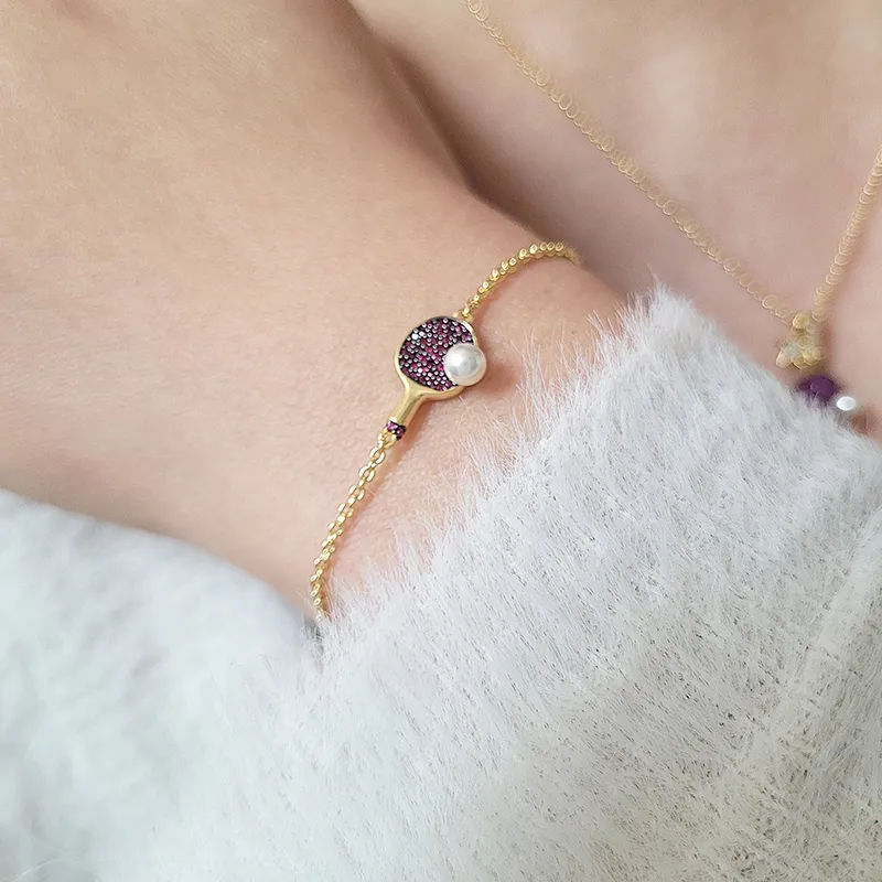 ANNAYA Synthetic Cubic Zirconia Bracelets Unisex-2