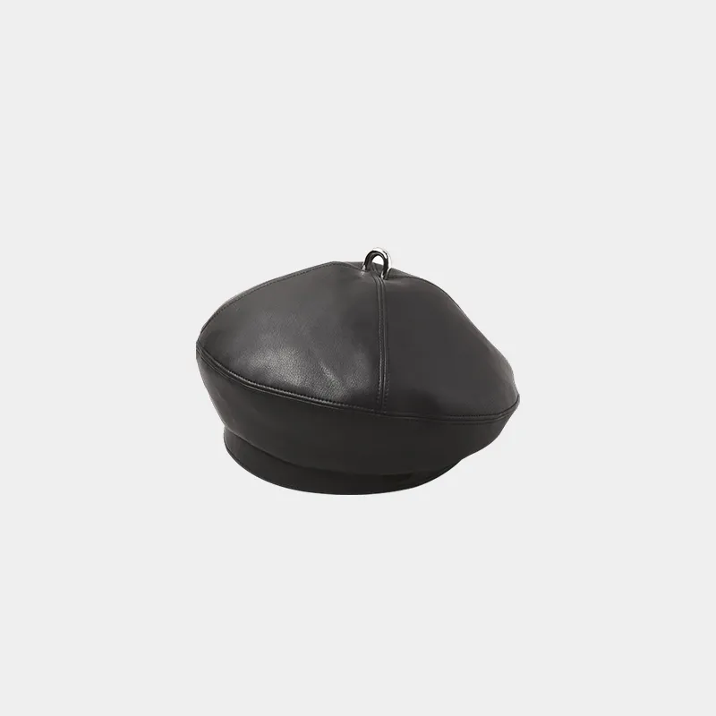 ANNAYA Sheepskin Berets Women's-2