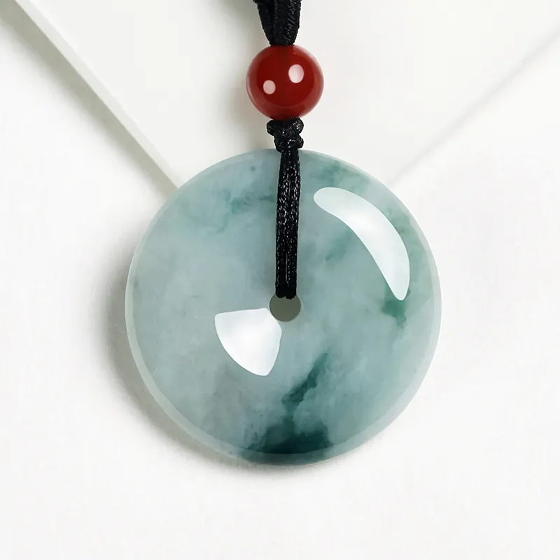 Purple Muli Glutinous Jade Jadeite Necklaces Unisex-3