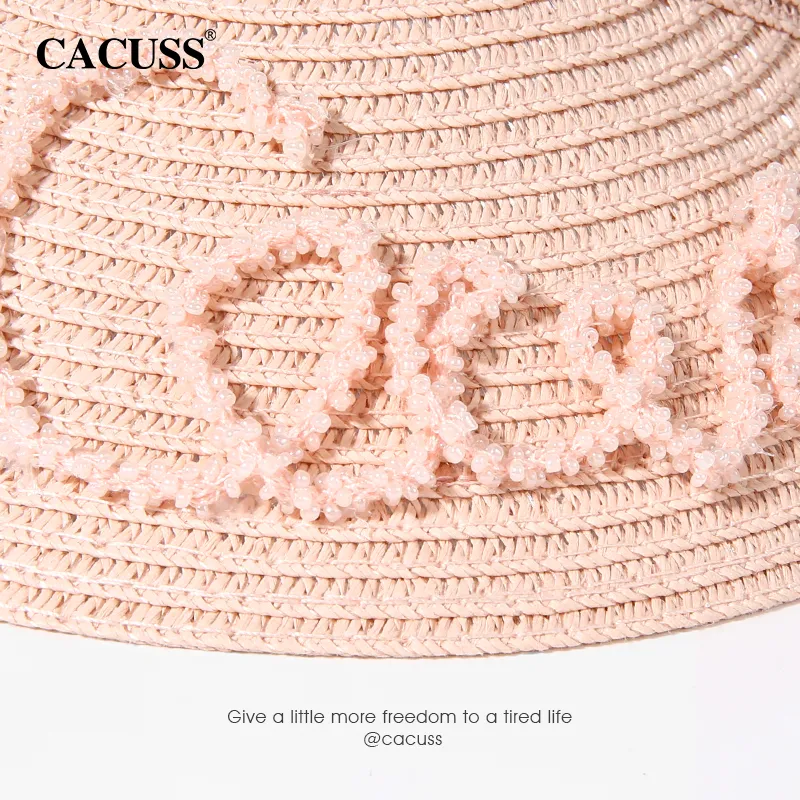 CACUSS Junior Paper Reed Sun Protection Hats Women's-3