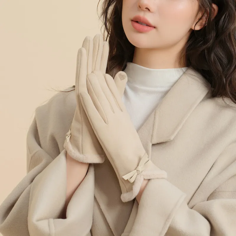 CACUSS Junior Polyester Knit Gloves Women's-2