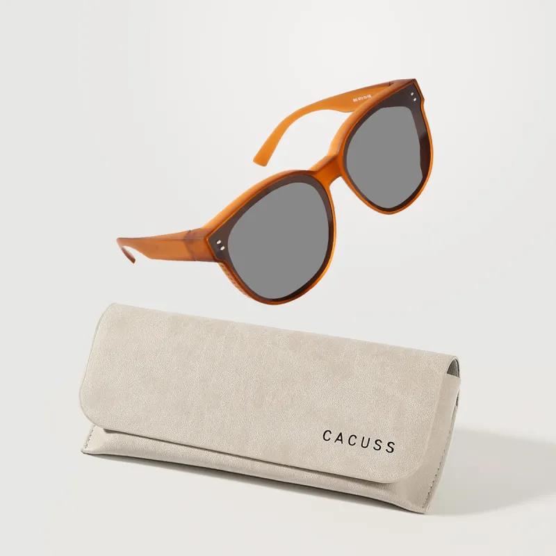 CACUSS Junior TR/Memory Plastic Square Sunglasses Unisex-9