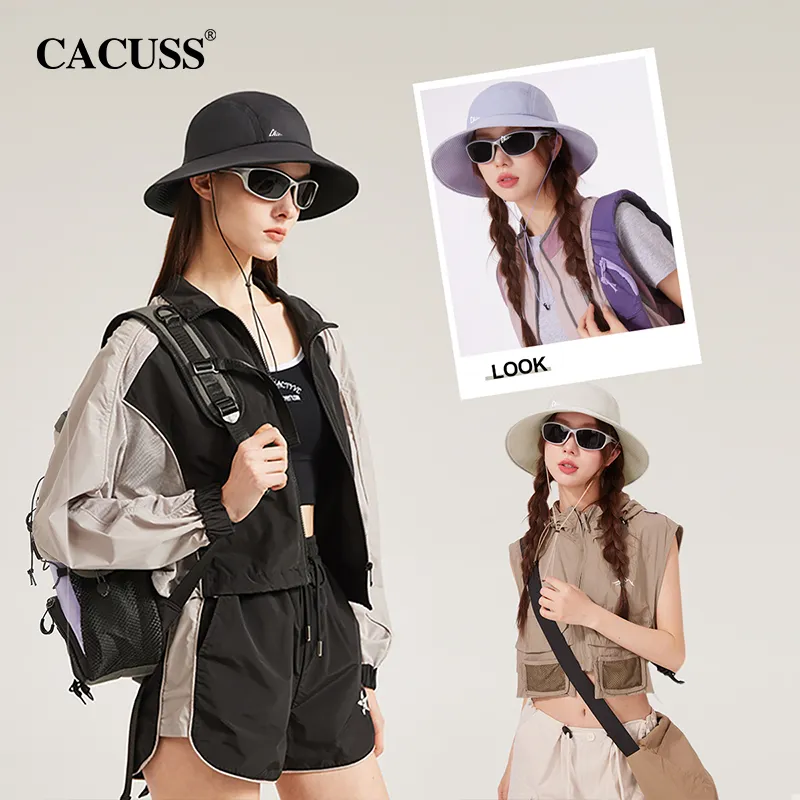 CACUSS Junior Polyamide Sun Protection Hats Unisex-3