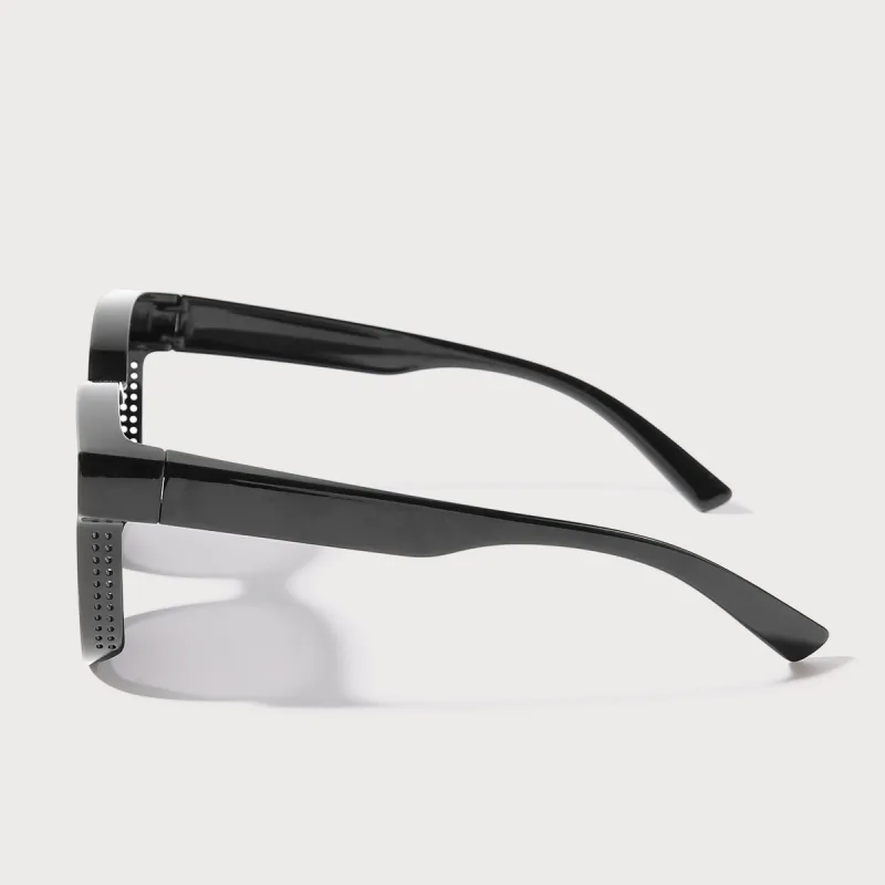 CACUSS Junior TR/Memory Plastic Square Sunglasses Unisex-14
