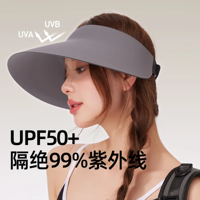 CACUSS Junior Seamless Integrated Sun Protection Hats Women's-8