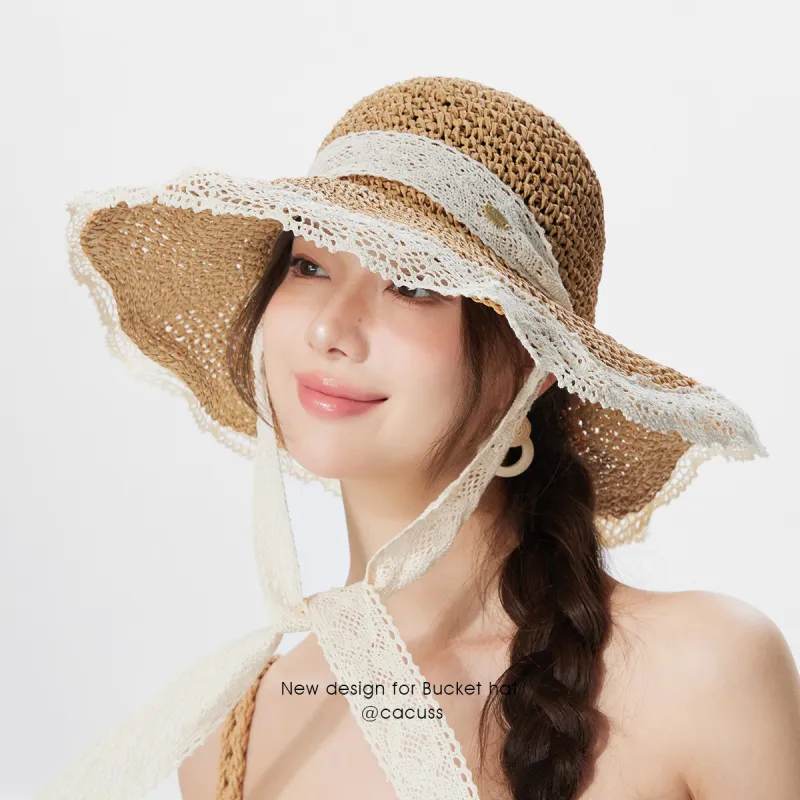 CACUSS Junior Cellulose Material Sun Protection Hats Women's-1