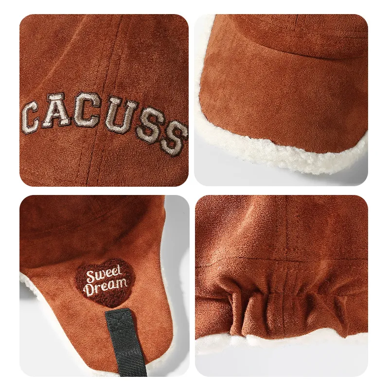 CACUSS Junior Polyester Trapper Hats Women's-3