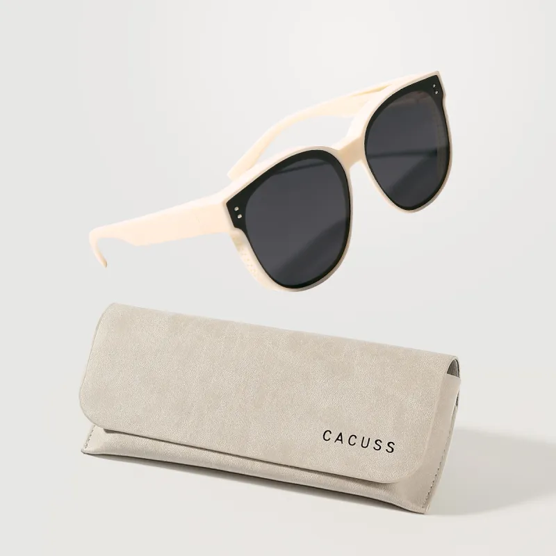 CACUSS Junior TR/Memory Plastic Square Sunglasses Unisex-3