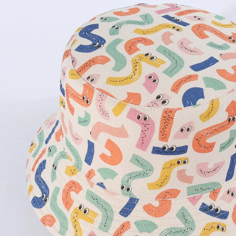 CACUSS Junior Cotton Bucket Hats Unisex-2