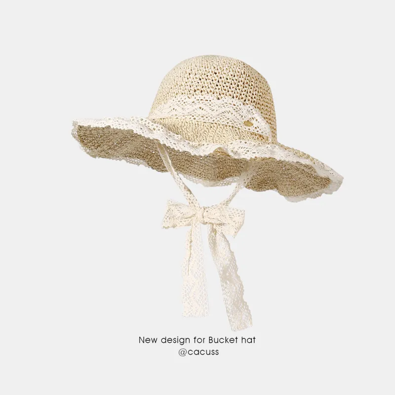CACUSS Junior Cellulose Material Sun Protection Hats Women's-5
