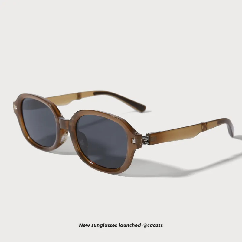 CACUSS Junior TR/Memory Plastic Oval Sunglasses Unisex-22