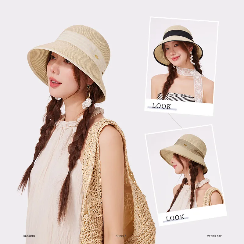 CACUSS Junior Polyester Sun Protection Hats Women's-10