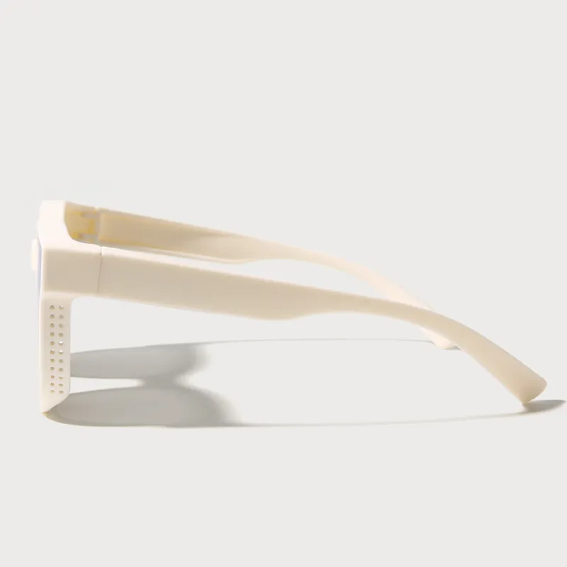 CACUSS Junior TR/Memory Plastic Square Sunglasses Unisex-2